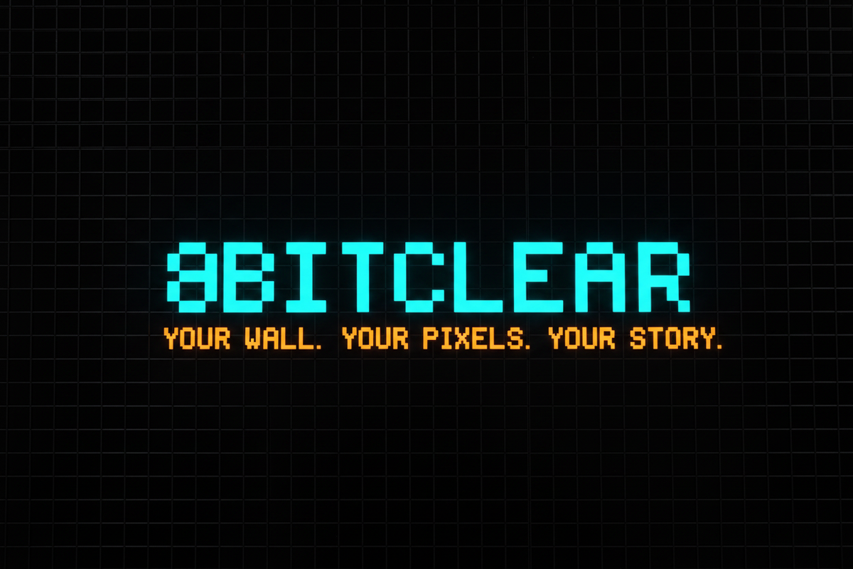 What Is 8bitclear? Self-Adhesive Glass Dot Tile Kits Explained