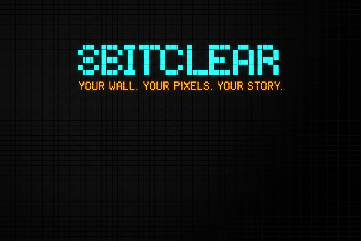 8bitclear点阵格子品牌图