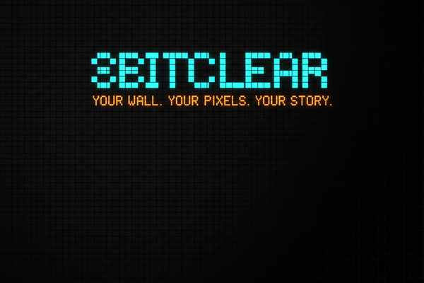 8bitclear点阵格子品牌图