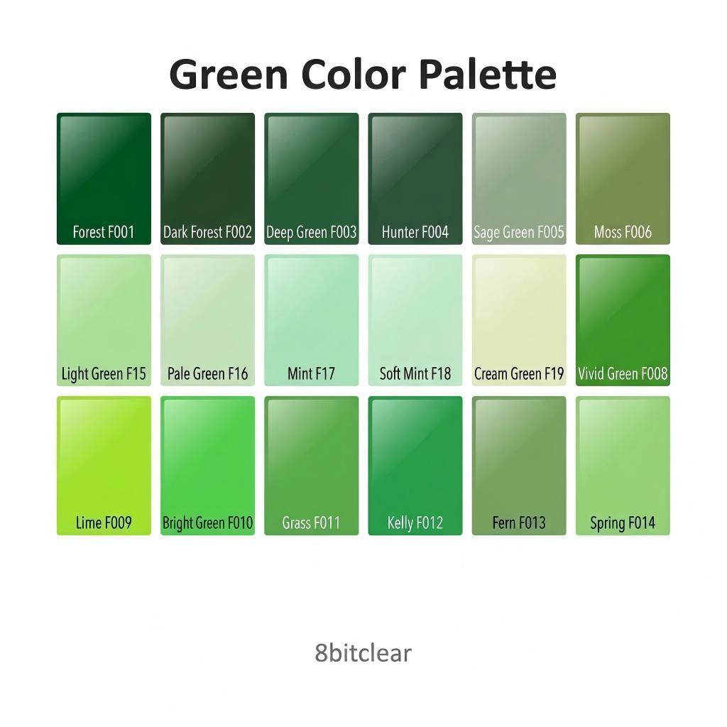 Green Glass Dot Tiles