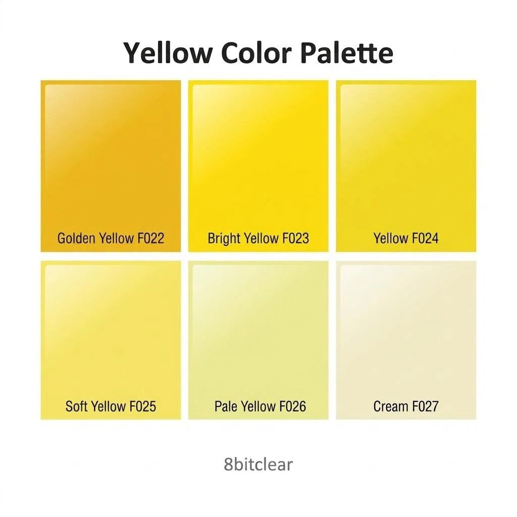 Yellow Glass Dot Tiles