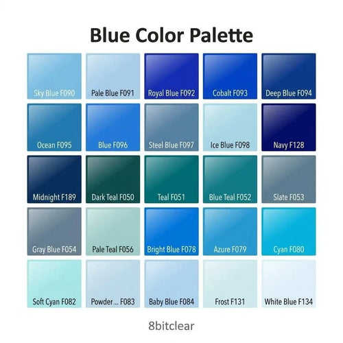 Blue Glass Dot Tiles