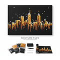 City Skyline Night Pixel Mosaic Kit