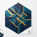 Geometric Hexagon Pixel Mosaic Kit