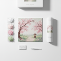 Cherry Blossom Garden Pixel Mosaic Kit