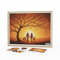 Family Silhouette Pixel Mosaic Kit